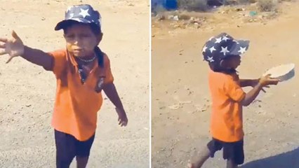 Lockdown में इस शख्स ने गरीब बच्चे को दिया खाना, Video हो रहा है Viral | Boldsky