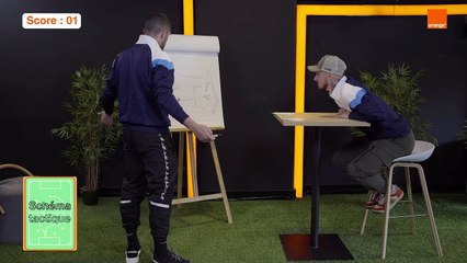 Álvaro González et Darío Benedetto dans "Schéma Tactique" - La Battle d'Illustrations - Orange
