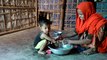 Distribución de jabón en campo de refugiados de Rohingya