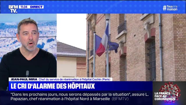 Jean-Paul Mira (chef de service en réanimation): le problème du coronavirus n'est pas le nombre de patients mais la durée d'hospitalisation