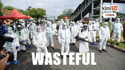 Covid-19- Expert says a 'waste' to spray roads with disinfectant