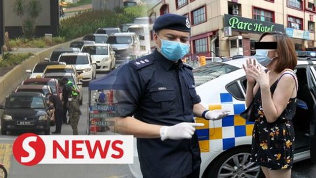 Woman arrested for shouting at police at Persiaran Surian roadblock