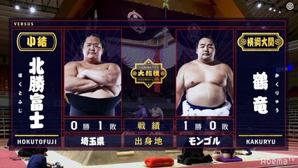 Hokutofuji vs Kakuryu - Haru 2020, Makuuchi - Day 2