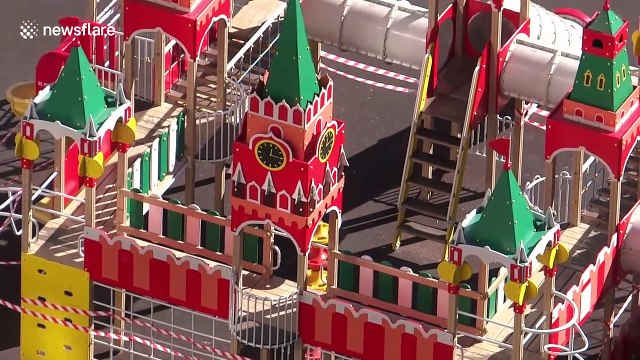 Playground closed as St. Petersburg adopts strict COVID-19 measures