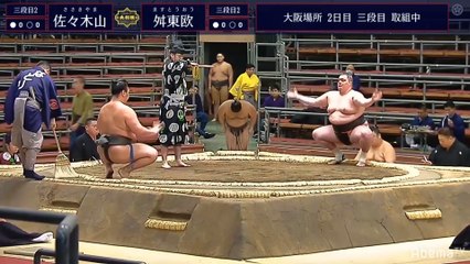 Sasakiyama vs Masutoo - Haru 2020, Sandanme - Day 2