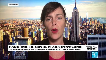 Coronavirus : Le USNS Comfort, un navire-hôpital de 1 000 lits accoste à New-York