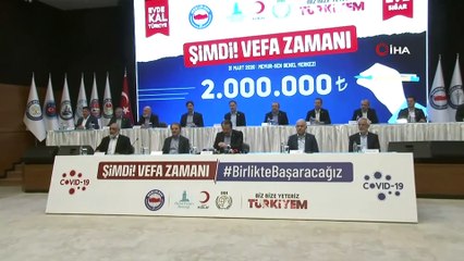 Memur-Sen’den milli dayanışma kampanyasına ve yardım kuruluşlarına toplam 2 milyon liralık destek