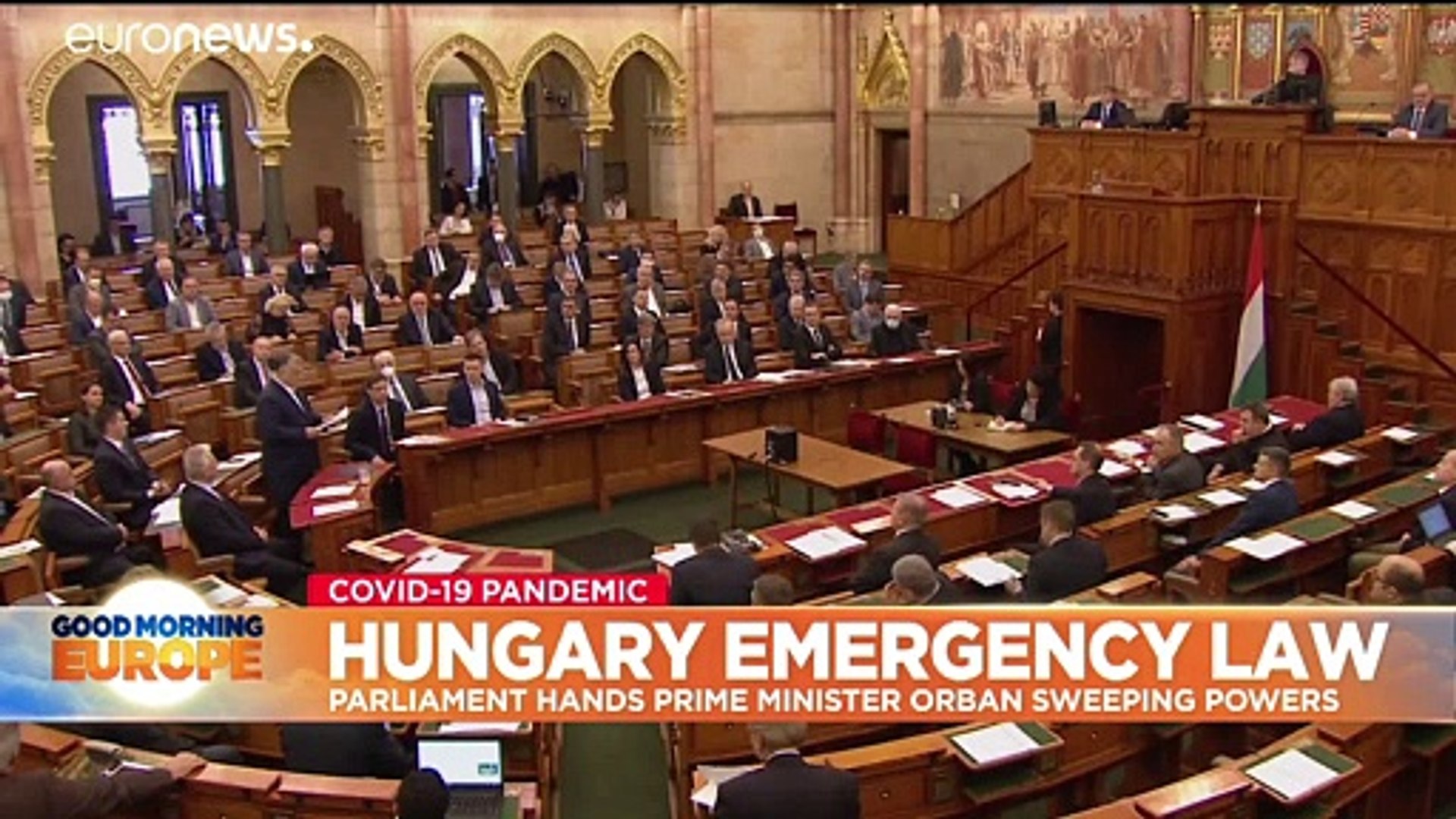 ⁣Hungary's Viktor Orban handed sweeping new powers with COVID-19 law