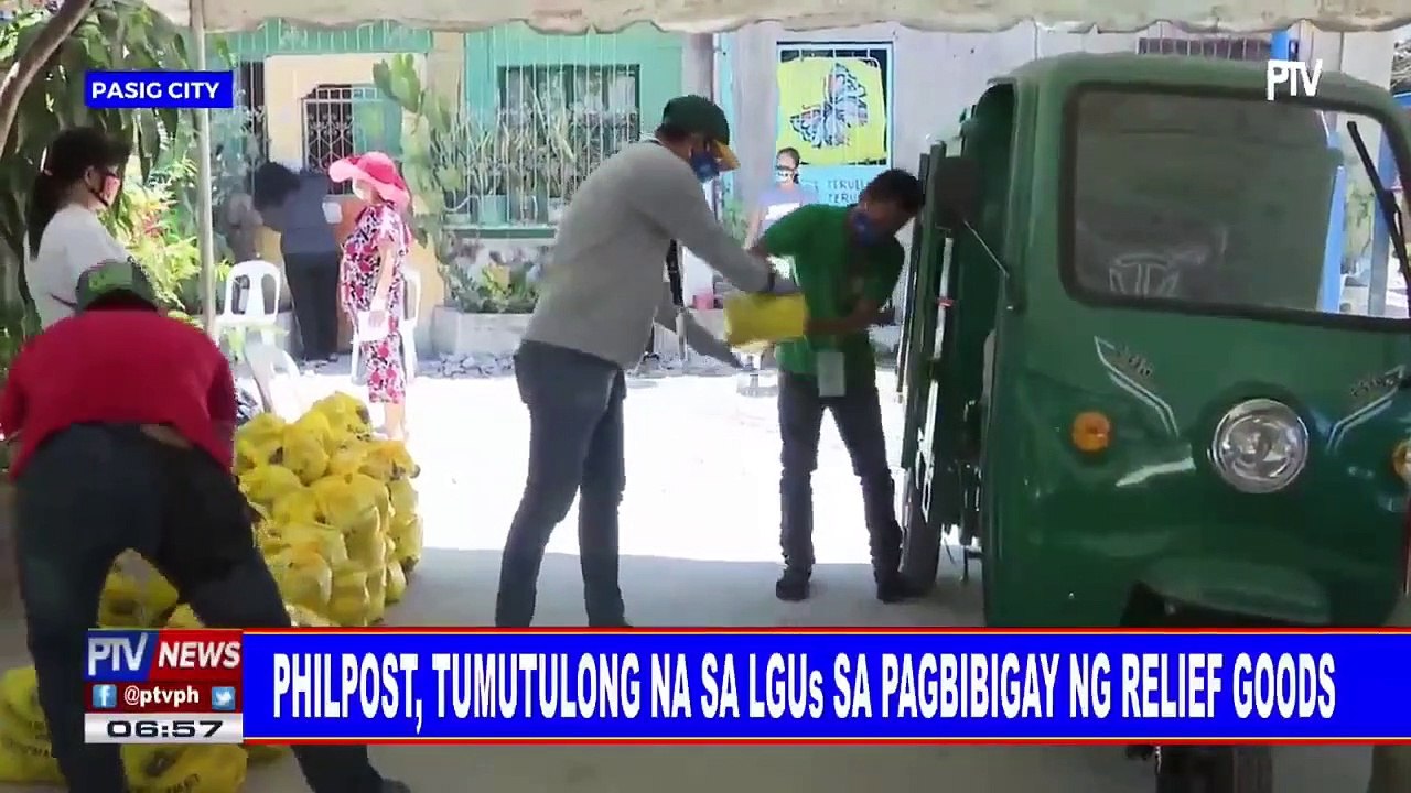 PHLPost, tumutulong na sa LGUs sa pagbibigay ng relief goods