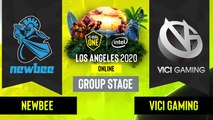 Dota2 - Newbee vs. Vici Gaming - Game 2 - Group Stage - CN - ESL One Los Angeles