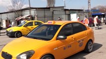 Başkentte taksi ve servis araçları için dezenfeksiyon istasyonu kuruldu