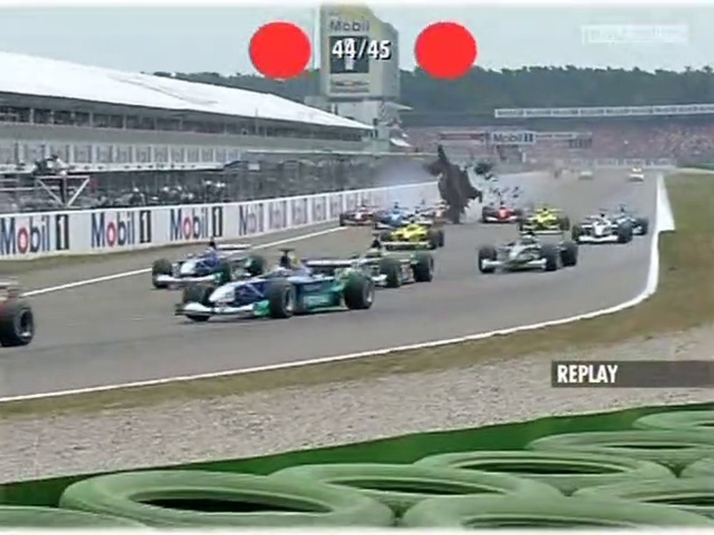 F1 2001 Hockenheim Race Start Huge Crash Burti Schumacher - Vidéo  Dailymotion