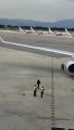 Avion d'Air Canada à l'aéroport d'Alger en Algérie