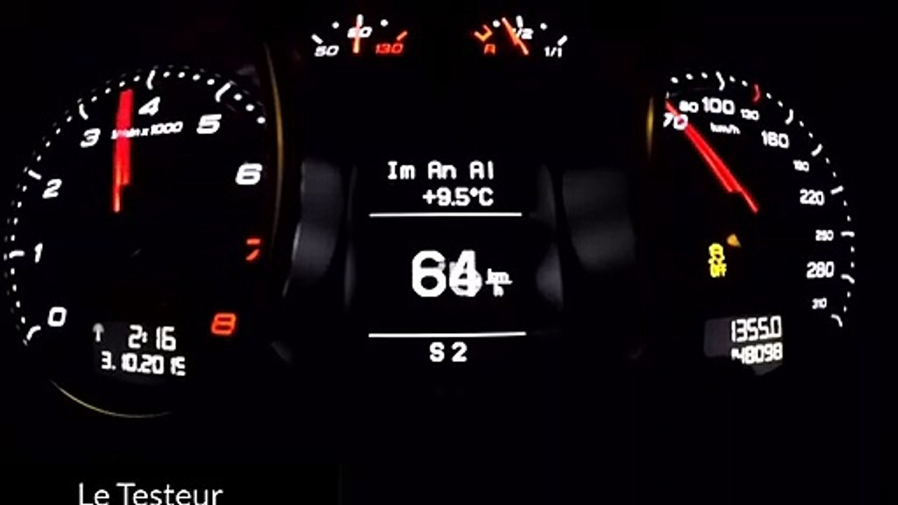 AUDI TT RS 0/100 - 0/200 -  0/300 - 100/200 - 200/300