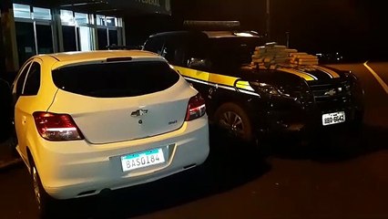 PRF apreende 23 quilos de maconha na região de Nova Laranjeiras