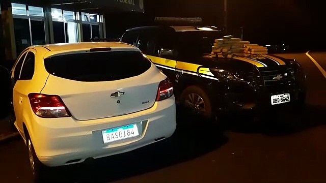 PRF apreende 23 quilos de maconha na região de Nova Laranjeiras