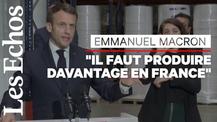 Produits stratégiques : Macron veut une souveraineté européenne