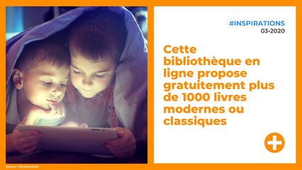 Cette bibliothèque en ligne propose gratuitement plus de 1000 livres modernes ou classiques