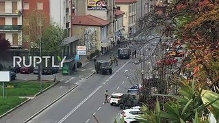 Italy- Army enforces lockdown with checkpoints in Bergamo streets
