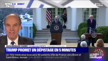 Download Video: Coronavirus: Donald Trump promet un dépistage en 5 minutes