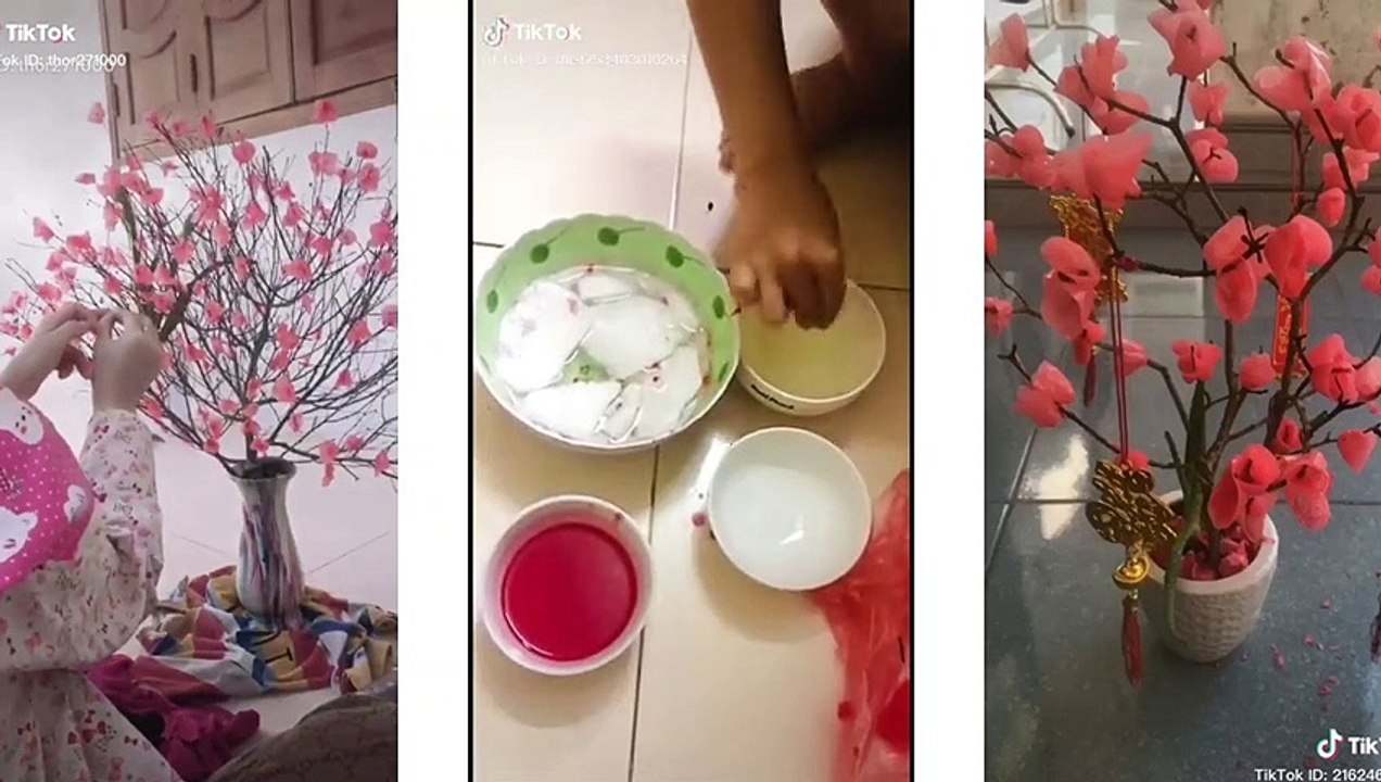 Trend hoa đào handmade lên ngôi: Chỉ dùng bằng nến, đơn giản dễ làm lại còn tiết kiệm