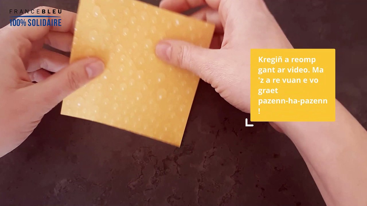 Tuto grenouilles sauteuses en origami