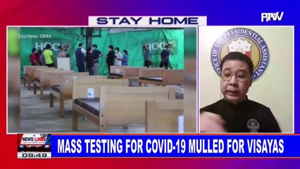 Mass testing for CoVID-19 mulled for Visayas