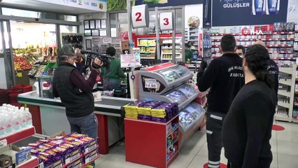 - KKTC'de marketlerde ve yollarda korona denetimi