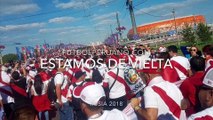 Hinchas peruanos en Rusia para el Perú vs Dinamarca - EMOCIONANTE