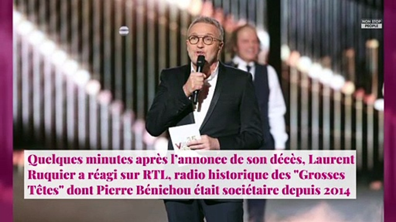 Pierre Bénichou mort : Laurent Ruquier rend hommage à "l’homme qui l’a fait le plus rire au monde"