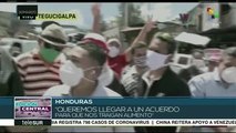 Protestas en Honduras para exigir alimentos durante la cuarentena