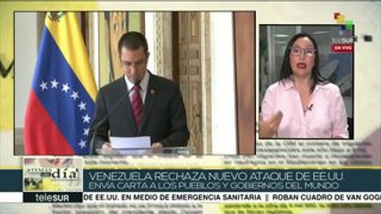 Venezuela condena nuevo ataque de EEUU durante lucha contra COVID-19