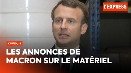 Macron mobilise la production française face aux pénuries de matériel