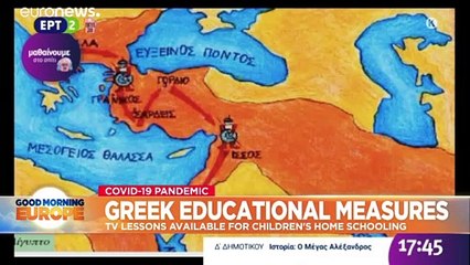 Greece uses state TV to teach school children during coronavirus lockdown