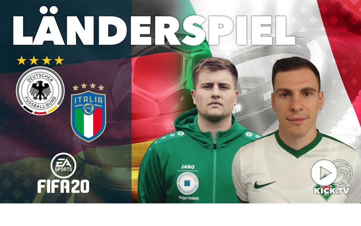 Ausgefallenes Länderspiel: Hamburger Amateurkicker zocken Deutschland - Italien auf FIFA20