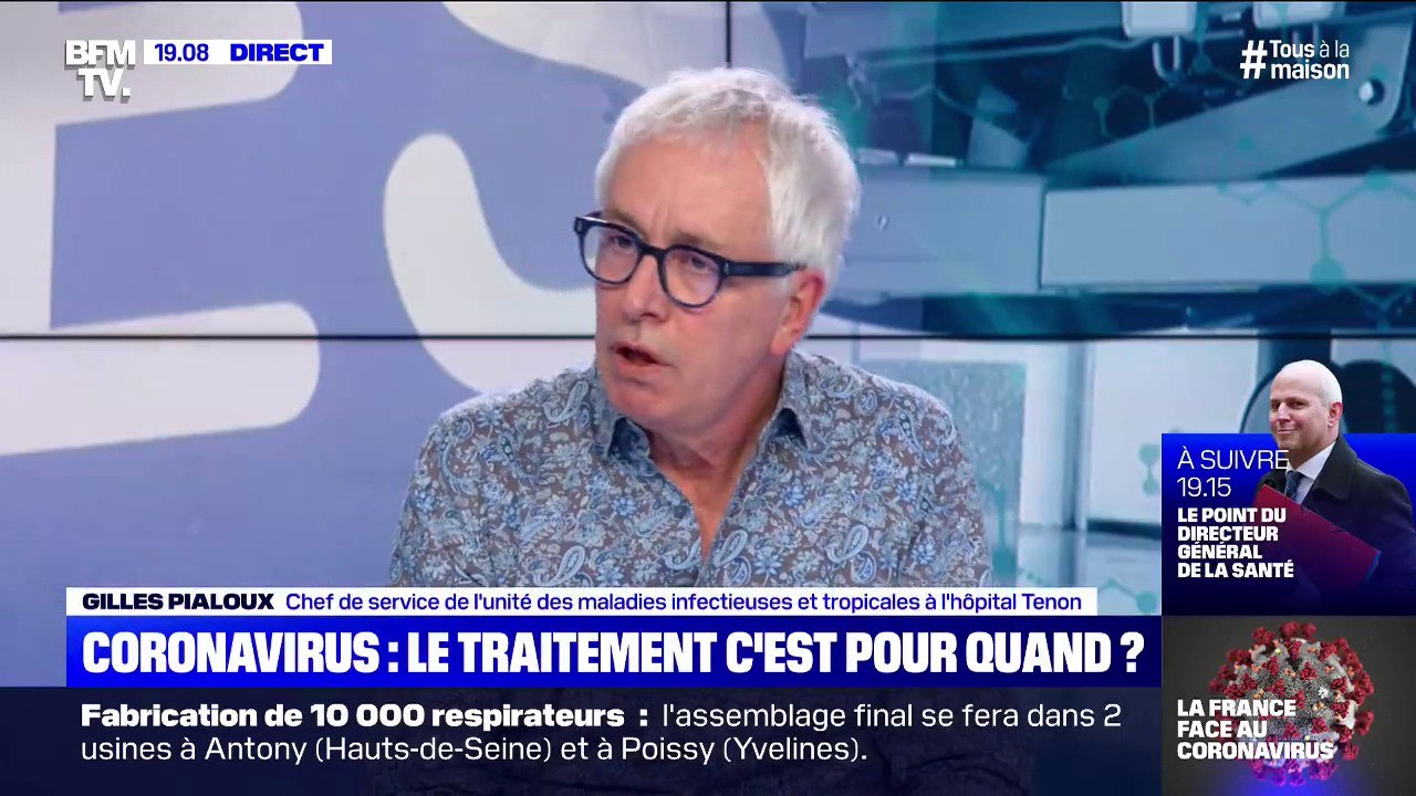 Pr Gilles Pialoux: "Sur le terrain, on a peur du déconfinement"