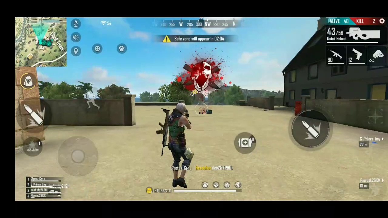 Garena Free Fire  |  21 kills by XMT  |  Squad Gameplay  |  By Chet's Gaming