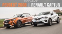 Face à face Peugeot 2008 - Renault Captur (2020)