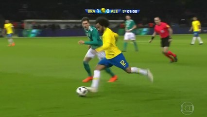 1 BRASIL X 0 ALEMANHA - AMISTOSO - SEGUNDO TEMPO - COMPACTO