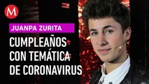 Juanpa Zurita festeja su cumpleaños con temática de coronavirus