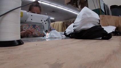 Furniture maker now sewing medical masks
