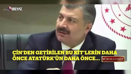 Çin'den gelen kitlerle ilgili asılsız haberleri Bakan Koca çürüttü!