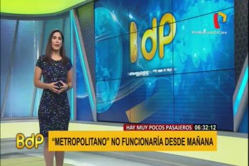 Metropolitano podría interrumpir sus servicios: ¿cuál es la situación de este transporte?