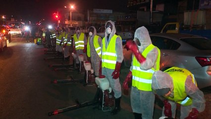 Coronavirus  : Les rues du District d'Abidjan désinfectées