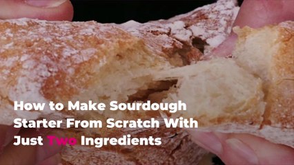 How to Make Sourdough Starter From Scratch With Just Two Ingredients