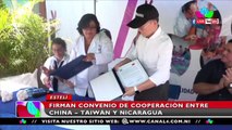 Firman convenio de cooperación entre China Taiwán y Nicaragua en Estelí