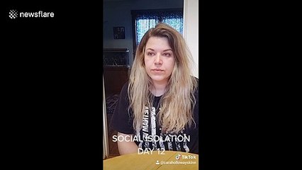Ohio woman bang heads on TABLE to 'Sweet Caroline' while quarantined