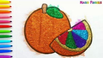 Easy Orange Drawing & Coloring for Kids 🎨 | Fun Art Activities for Toddlers