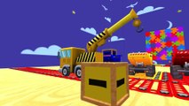 Learn Color | Trucks, Cars, Construction Vehicles, Puzzle, Helicopter
