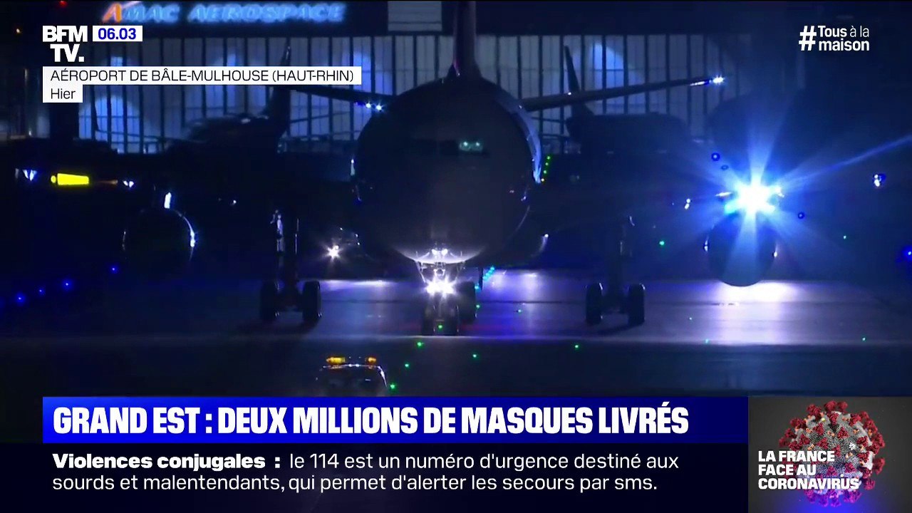 Coronavirus: une commande de 6 millions de masques est arrivée